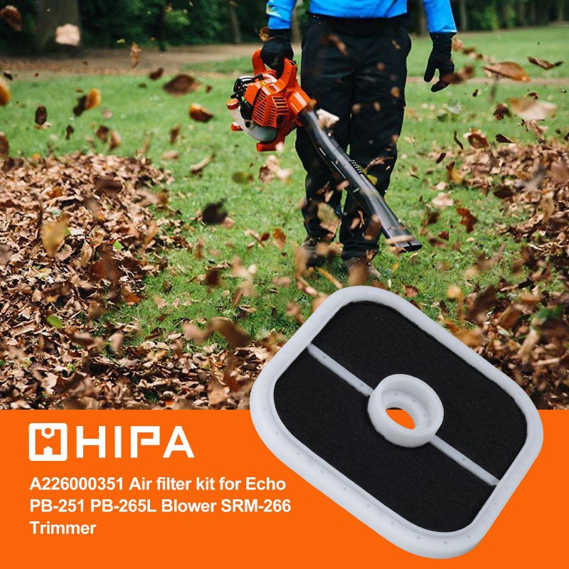 Hipa PB251 Tune Up Kit for Echo PB-251 PB-255 SRM 266 PB-265LN PB-255LN PB265LN PB265L PB255LN ES255 SRM266 SRM266T SRM266S A226000351 Air Filter with Fuel Filter Spark Plug - Image 2